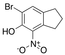 6-broMo-4-nitro-2,3-dihydro-1H-inden-5-ol