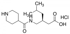 (3S)-5-Methyl-3-{[(piperidin-4-yl)formamido]methyl}hexanoic Acid Hydrochloride