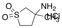 (3-Methyl-1,1-dioxidotetrahydro-3-thienyl)amine hydrochloride