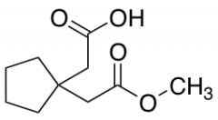 2-[1-(2-methoxy-2-oxoethyl)cyclopentyl]acetic Acid