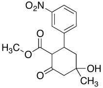 Methyl 4-Hydroxy-4-methyl-2-(3-nitrophenyl)-6-oxocyclohexanecarboxylate(Mixture of Diaste