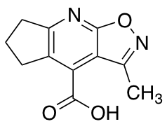 3-Methyl-6,7-dihydro-5H-cyclopenta[b]isoxazolo[4,5-e]pyridine-4-carboxylic Acid