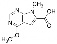 4-methoxy-7-methyl-7H-pyrrolo[2,3-d]pyrimidine-6-carboxylic Acid