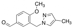 4-Methoxy-3-[(4-methyl-1H-pyrazol-1-yl)methyl]benzaldehyde