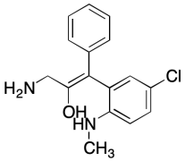 2-Methylamino-5-chloro-a-phenylbenzylidene Aminoethanol