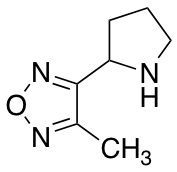 3-methyl-4-pyrrolidin-2-yl-1,2,5-oxadiazole