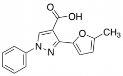 3-(5-Methylfuran-2-yl)-1-phenyl-1H-pyrazole-4-carboxylic Acid