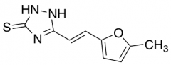 3-[2-(5-methylfuran-2-yl)ethenyl]-4,5-dihydro-1H-1,2,4-triazole-5-thione