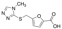 5-{[(4-Methyl-4H-1,2,4-triazol-3-yl)sulfanyl]methyl}furan-2-carboxylic Acid