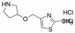 2-Methyl-4-[(pyrrolidin-3-yloxy)methyl]-1,3-thiazole Dihydrochloride