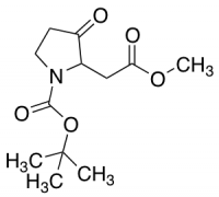 2-Methoxycarbonylmethyl-3-oxo-pyrrolidine-1-carboxylic Acid Tert-butyl Ester