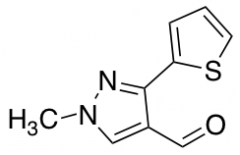 1-methyl-3-(thiophen-2-yl)-1H-pyrazole-4-carbaldehyde