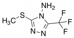 3-(methylthio)-5-(trifluoromethyl)-4H-1,2,4-triazol-4-amine