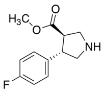 trans-Methyl-4-(4-fluorophenyl)pyrrolidine-3-carboxylate