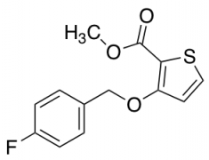 Methyl 3-[(4-Fluorobenzyl)oxy]thiophene-2-carboxylate