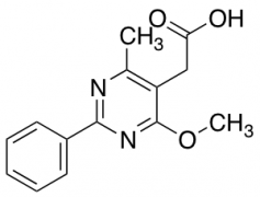 (4-Methoxy-6-methyl-2-phenyl-pyrimidin-5-yl)-aceticacid