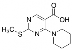 2-(Methylthio)-4-(piperidin-1-yl)pyrimidine-5-carboxylic Acid