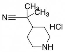 2-Methyl-2-(piperidin-4-yl)propanenitrile hydrochloride
