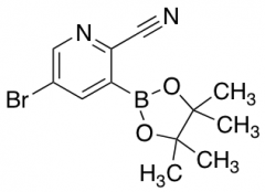 5-Bromo-3-(4,4,5,5-tetraMethyl-1,3,2-dioxaborolan-2-yl)picolinonitrile