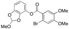 2-Methoxybenzo[d][1,3]dioxol-4-yl 2-bromo-4,5-dimethoxybenzoate