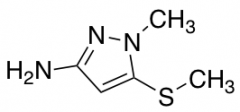 1-Methyl-5-(methylthio)-1H-pyrazol-3-amine