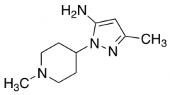 5-Methyl-2-(1-methyl-piperidin-4-yl)-2H-pyrazol-3-ylamine