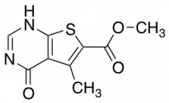 Methyl 5-methyl-4-oxo-3,4-dihydrothieno[2,3-d]-pyrimidine-6-carboxylate