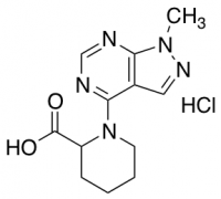 1-{1-Methyl-1H-pyrazolo[3,4-d]pyrimidin-4-yl}piperidine-2-carboxylic Acid Hydrochloride