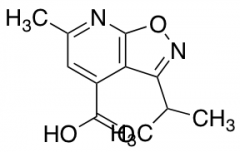 6-methyl-3-(propan-2-yl)-[1,2]oxazolo[5,4-b]pyridine-4-carboxylic Acid