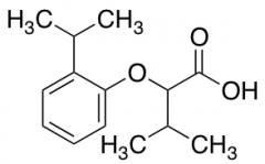 3-Methyl-2-[2-(propan-2-yl)phenoxy]butanoic Acid