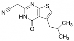 2-[5-(2-Methylpropyl)-4-oxo-3H,4H-thieno[2,3-d]pyrimidin-2-yl]acetonitrile