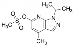 4-Methyl-1-(propan-2-yl)-1H-pyrazolo[3,4-b]pyridin-6-yl methanesulfonate