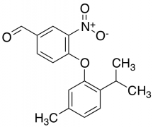 4-[5-Methyl-2-(propan-2-yl)phenoxy]-3-nitrobenzaldehyde