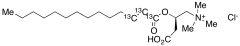 Myristoyl-L-carnitine-13C3 Hydrochloride