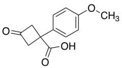 1-(4-Methoxyphenyl)-3-oxocyclobutanecarboxylic Acid