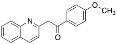 1-(4-Methoxyphenyl)-2-quinolin-2-ylethanone