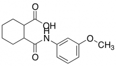 2-(3-Methoxyphenylcarbamoyl)-cyclohexanecarboxylicacid