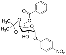 p-Nitrophenyl 6-O-Benzoyl-3,4-O-isopropylidene-&alpha;-D-galactopyranoside