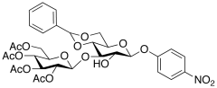 4-Nitrophenyl 4,6-O-Benzylidene-3-O-(2,3,4,6-tetra-O-acetyl-&beta;-D-glucopyranosyl)-&