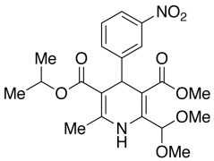 4-(3-Nitrophenyl)-2-dimethoxymethyl-1,4-dihydropyridine-3,5-dicarboxylic Acid 5-Isopropyl 