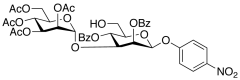 p-Nitrophenyl 3-O-(2,3,4,6-Tetra-O-acetyl-&alpha;-D-mannopyranosyl)-2,4-di-O-benzoyl-&