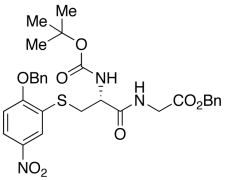 S-(5-Nitro-2-benzyloxy)phenyl-N-tert-butyloxycarbonyl-L-cysteinyl-glycine Benzyl Ester