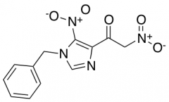 2-Nitro-1-(1-benzyl-5-nitro-1H-imidazol-4-yl)-ethanone