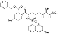 N-Nitro-1,2,3,4-tetradehydro (2S,4S)-Argatroban Benzyl Ester