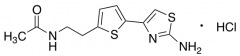 N-{2-[5-(2-Amino-1,3-thiazol-4-yl)thiophen-2-yl]ethyl}acetamide Hydrochloride