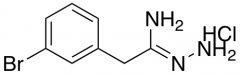 N-amino-2-(3-bromophenyl)ethanimidamide hydrochloride