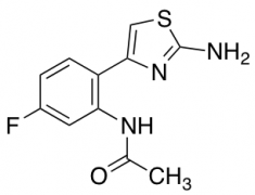 N-[2-(2-Amino-1,3-thiazol-4-yl)-5-fluorophenyl]acetamide