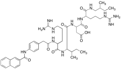 N2-[2-[4-[(2-Naphthalenylcarbonyl)amino]phenyl]acetyl]-L-arginyl-L-isoleucyl-L-&alpha;