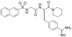 N&alpha;-(2-Naphthalenesulfonylglycyl)-4-amidino-D,L-phenylalaninepiperidide