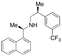 (S)-N-((R)-1-(Naphthalen-1-yl)ethyl)-2-(3-(trifluoromethyl)phenyl)propan-1-amine